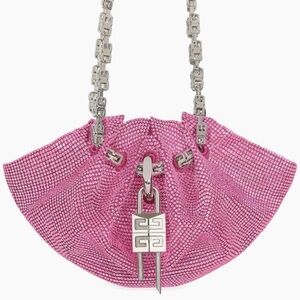 Givenchy handbag strass rhinestone pink